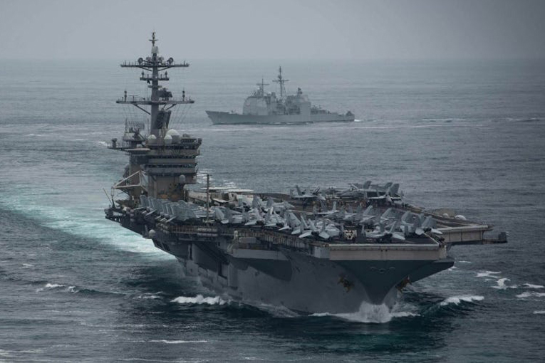 ABD’nin USS Theodore Roosevelt uçak gemisinde alarm