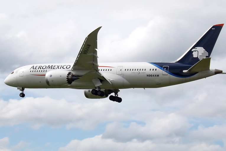 Aeromexico’nun B787 Dreamliner’ı acil indi