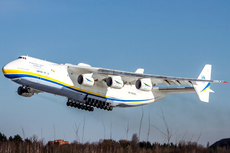 An-225 Mriya 18 ay sonra tekrar test için uçtu