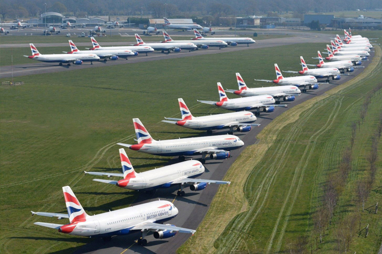 British Airways uçakları böyle görüntülendi