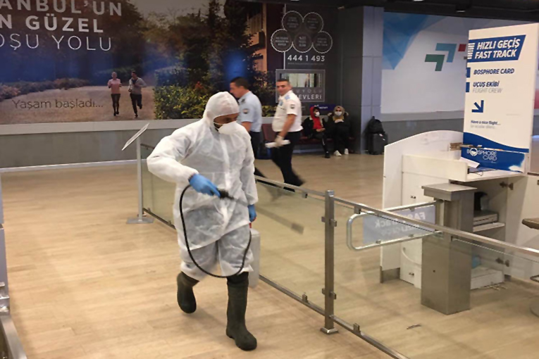 T&T Ercan Havalimanı’nda yoğun önlemler alınıyor