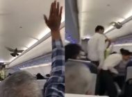 Uçağın davetsiz misafirleri, yarım saat rotar yaptırdı