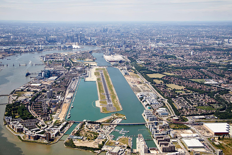 London City Havalimanı’nın da operasyonlar başladı