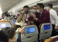 Thai Airways uçağında öksürük gerginliği