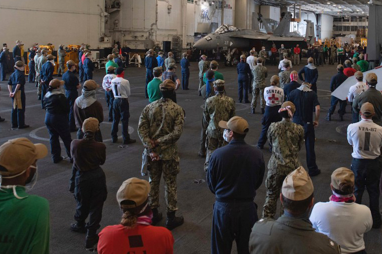 USS Theodore Roosevelt’te ilk ölüm gerçekleşti