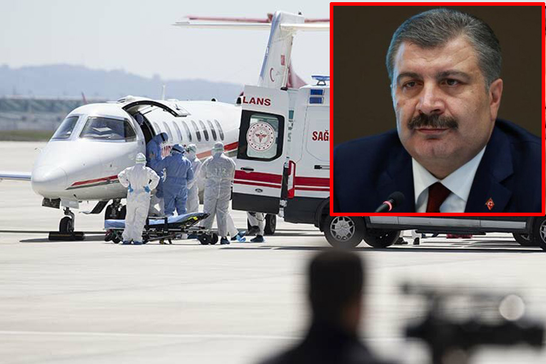 Sağlık Bakanı Koca, ambulans uçak açıklaması yaptı