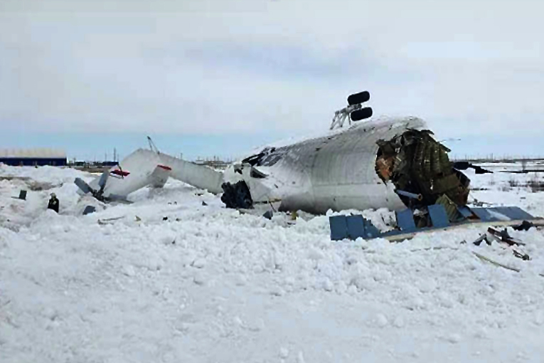 Rusya’da Mi-26 helikopter inişte kaza yaptı
