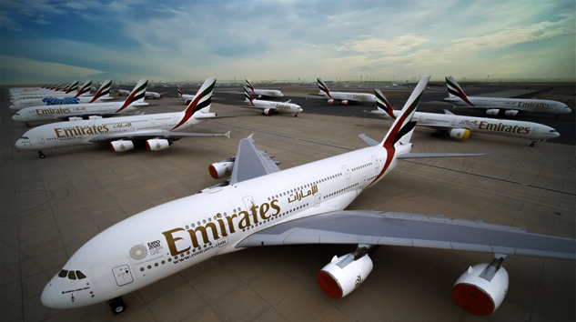 Emirates filosundaki A380’lerin yüzde 40’ı devre dışı bırakıyor