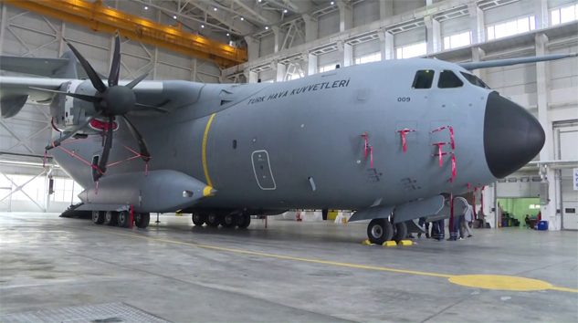 Kayseri A400M nakliye uçaklarının bakım üssü oldu