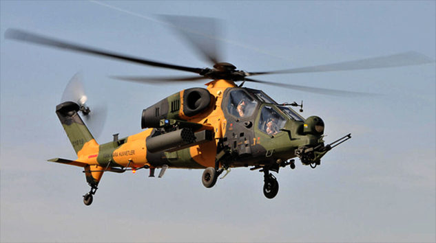 TUSAŞ, ATAK helikopterinden canlı yayın yaptı