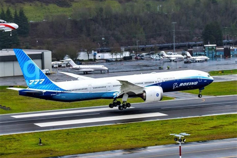 Boeing’in B777X uçağı ikinci test uçuşunuda yaptı