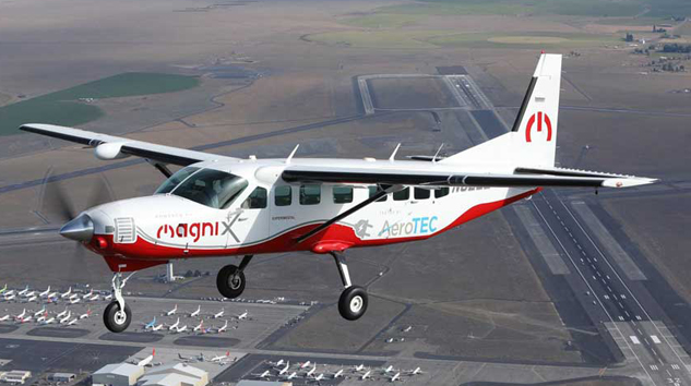 Elektirikli Cessna Caravan 208B, ilk uçuşunu yaptı