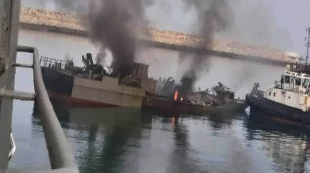 İran tatbikatta kendi gemisini vurdu
