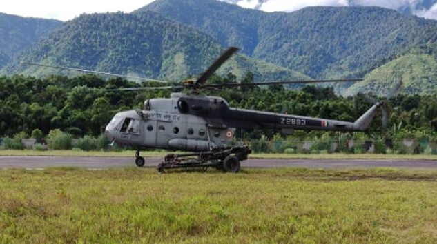 Hindistan’da Mi-17 askeri helikopter inişte kaza yaptı