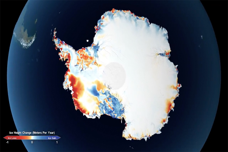 NASA, Antartika’daki iklim felaketinin videosunu yayınladı