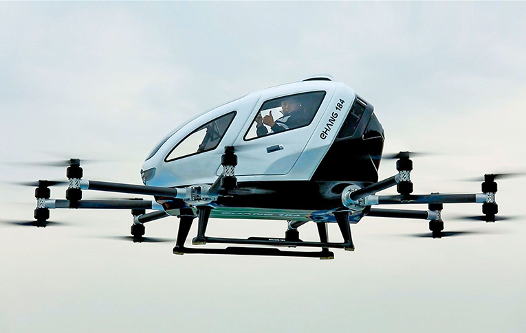İnsan taşıyan Drone Çin’de tanıtıldı