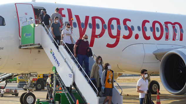 Gazipaşa-Alanya Havalimanı’nda iç hat uçuşları başladı