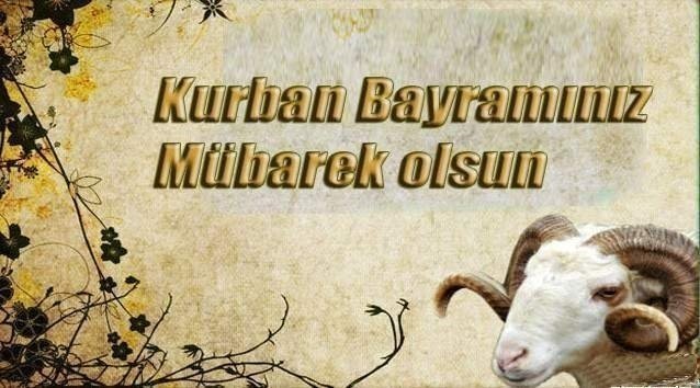 Kurban Bayramınızı kutlarız