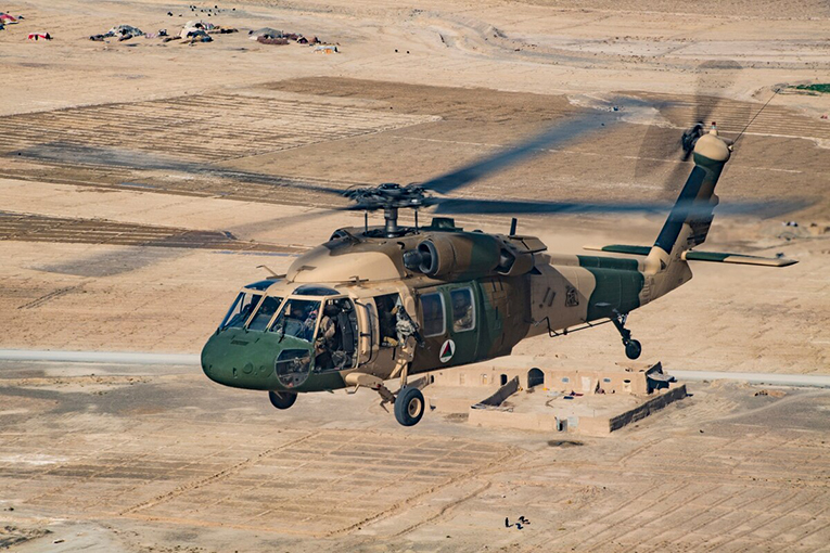 Afganistan’da UH-60A kaza yaptı
