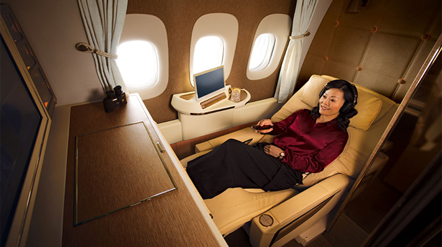 Emirates, 4. kez üst üste En İyi First Class Ödülünün sahibi oldu