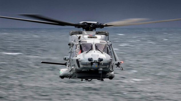 Hollanda Hava Kuvvetlerinin NH-90’ı Karayip’te denize düştü
