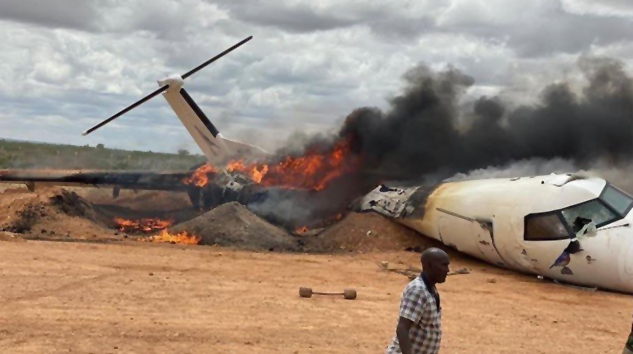BM kargo uçağı Somali’de kaza yaptı