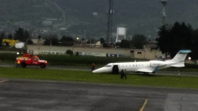 Meksika’da Learjet 45 burun üstü indi
