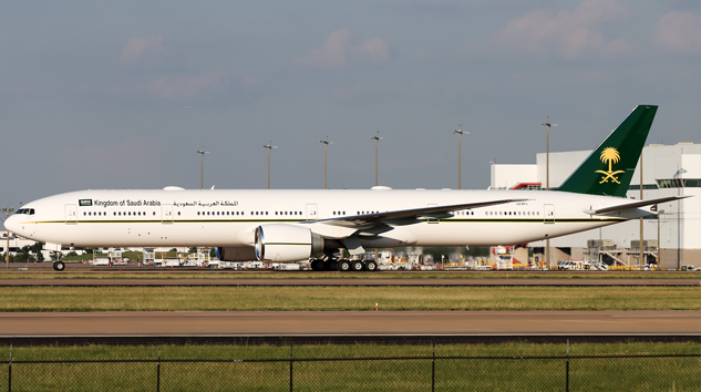 Suudi Arabistan Krallığı yeni uçağı B777-300ER’i teslim aldı