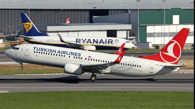 Ryanair Avrupa’da lider THY ikinci sırada