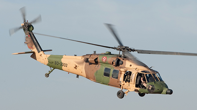 Ürdün Hava Kuvvetleri’nin UH-60’ı tatbikatta kaza yaptı