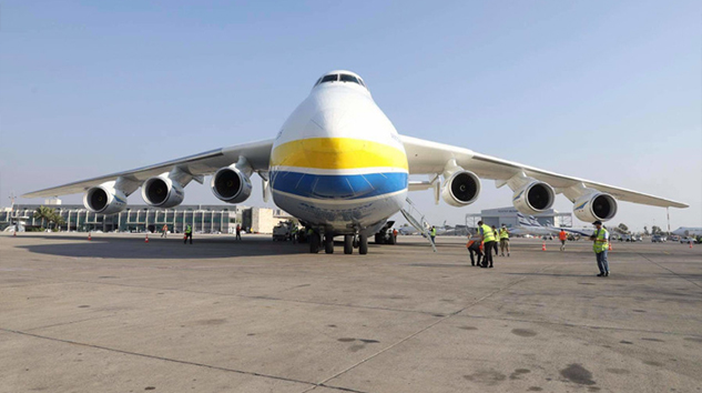 ABD’nin demir kubbelerini AN-225 Mriya taşıyor