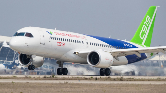 Çinli C919’a CAAC tip sertifikası çıktı