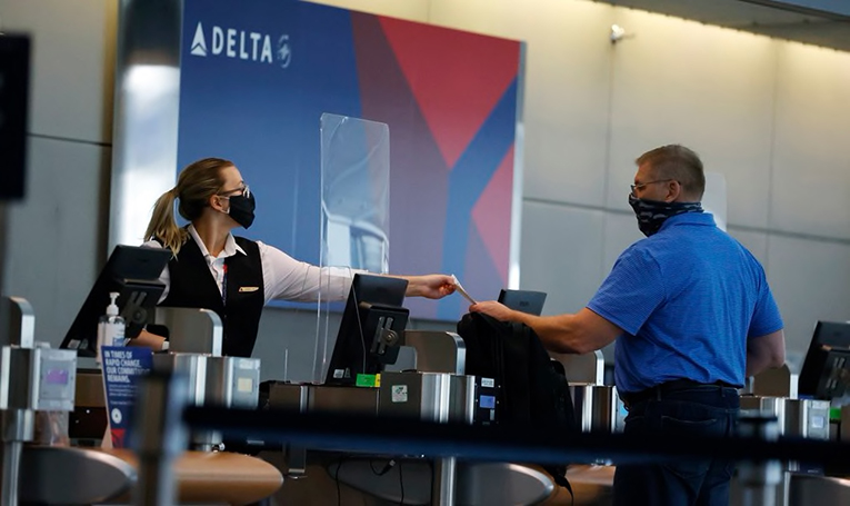Delta Havayolları’nda maske uygulamasında katı kurallar