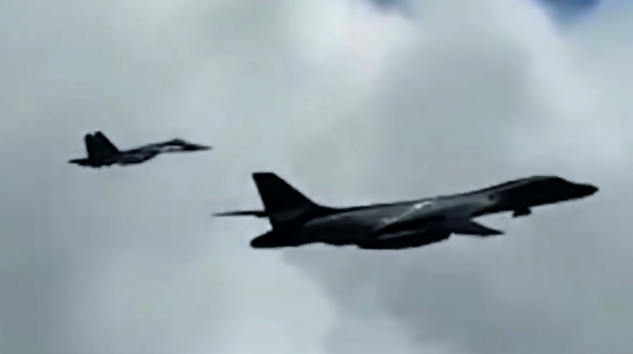 Su-57’ler ABD’nin B-1B uçağını önledi