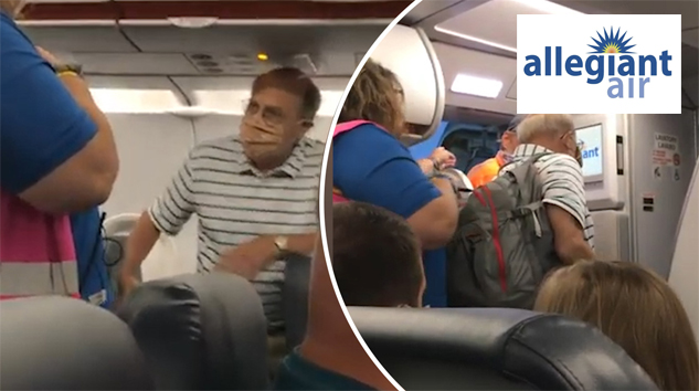 Allegiant Air uçağında bir maske krizi çıkardı