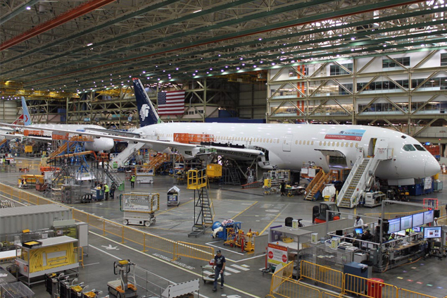 Boeing Everett’teki B787 üretim bandını kapattı