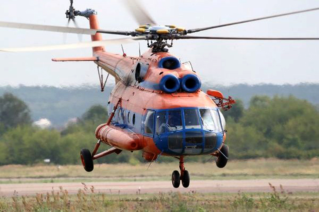 Mi-8 Rusya’da inişte kaza yaptı