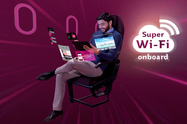 Qatar Airways, 100 günlük ücretsiz wifi hizmeti veriyor