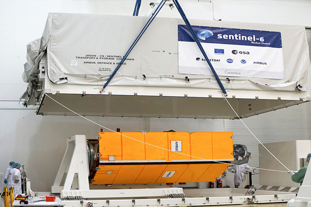 Airbus’ın Copernicus Sentinel-6 uydusu fırlatılmaya hazır