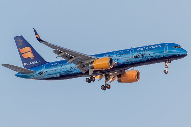 Icelandair filosundaki 7 adet B757’yi seferden çekiyor