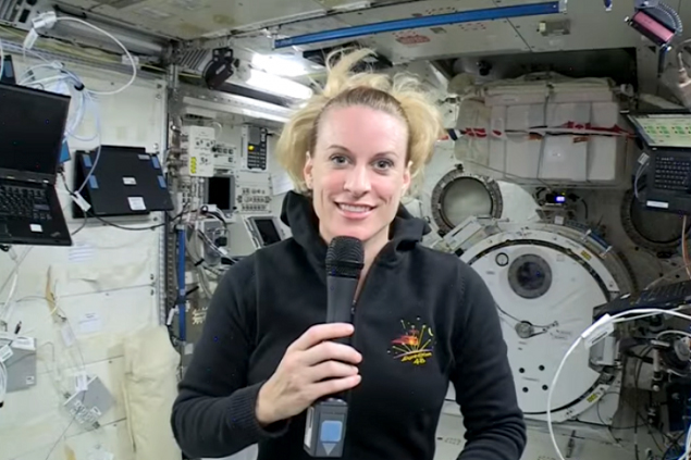 ABD’li astronot Kate Rubins, uzaydan oy kullandı