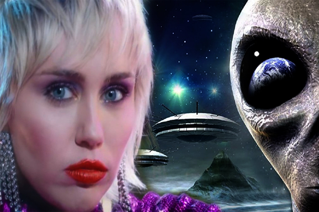 Ünlü şarkıcı Miley Cyrus, “UFO’lar beni kovaladı”