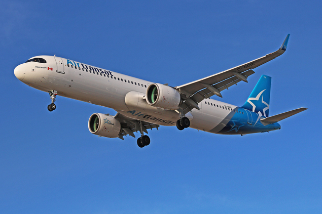 Air Transat havayolu A321LR ile 7.625 kilometre uçtu
