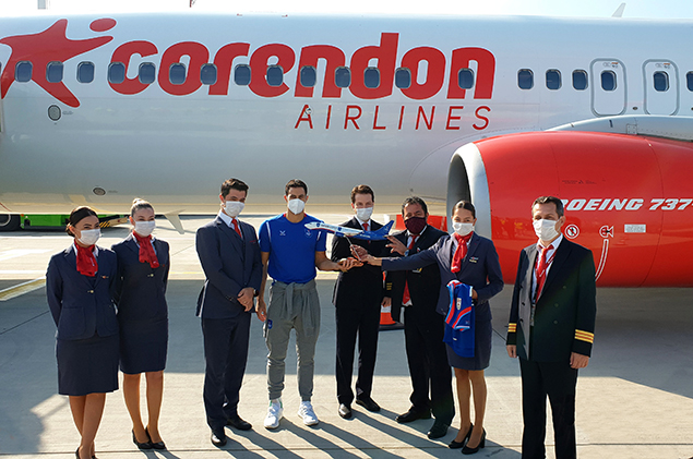 Corendon Airlines, Anadolu Efes’i uçuracak