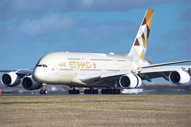 Etihad Havayolları internet sitesinden açıkladı