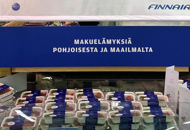 Finnair, personeli için business class yemeklerini satıyor