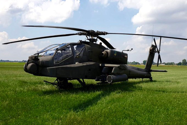 Hollanda Kraliyet Hava Kuvvetleri’nin AH-64’ü acil indi