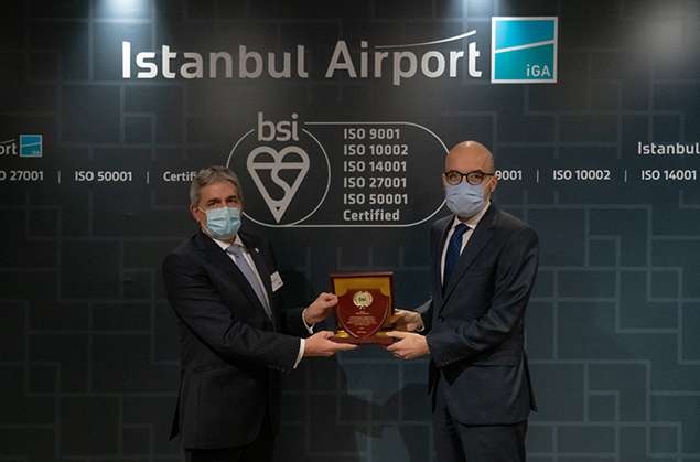 İstanbul Havalimanı, Uluslararası Sertifika aldı