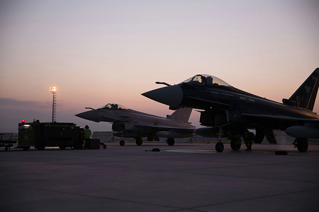 RAF’ın iki Eurofighter Typhoon uçağı Konya’da
