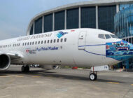 Garuda Indonesia Havayolu bir uçağına daha maske taktı